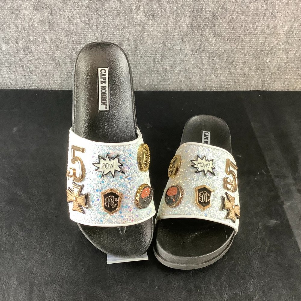 CAPE ROBBIN MOIRA - 25 WOMEN'S SLIDE ON SANDALS SIZE 6